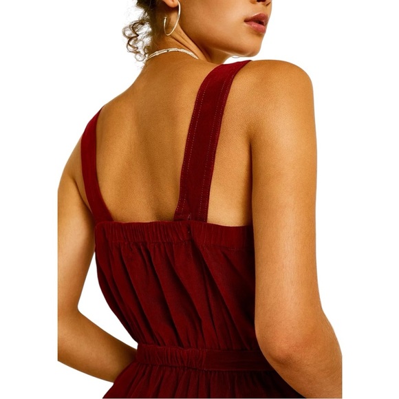 Urban Outfitters Corduroy Midi Dress – Size Small (missing belt) - Picture 2 of 10